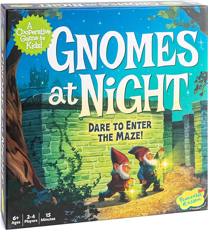 gnomes at night board game, one of the best board games for kids 