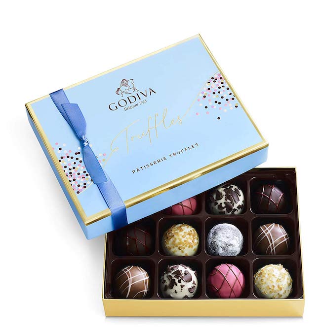 Box of Godiva chocolates- best gifts for teachers