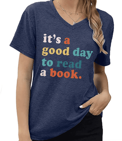 Good day to read a book t-shirt