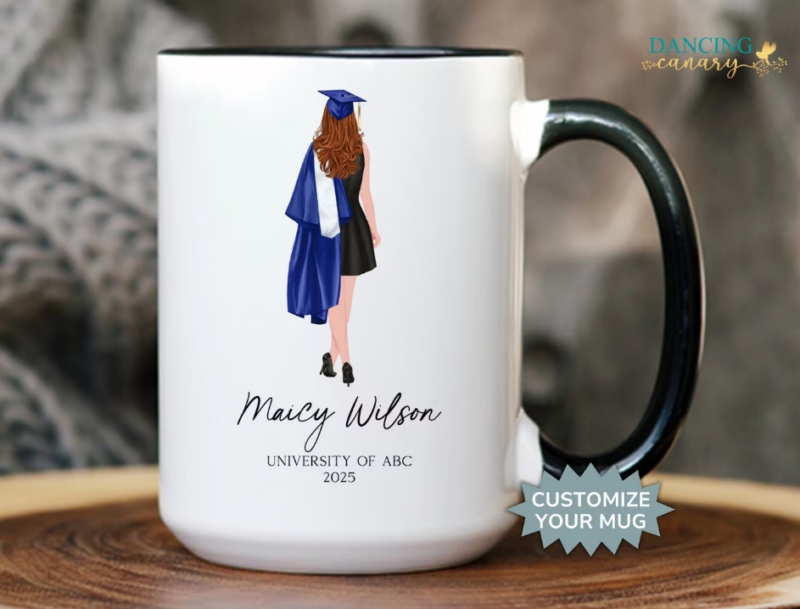 Custom graduation mug