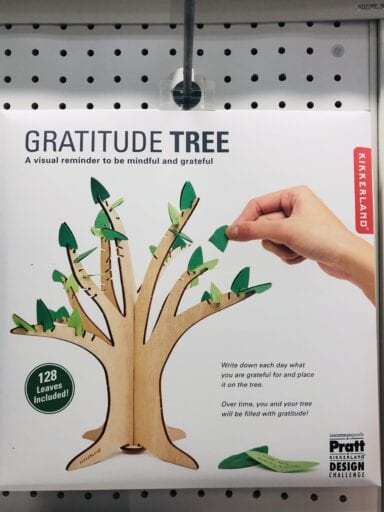 Artificial gratitude tree product from target