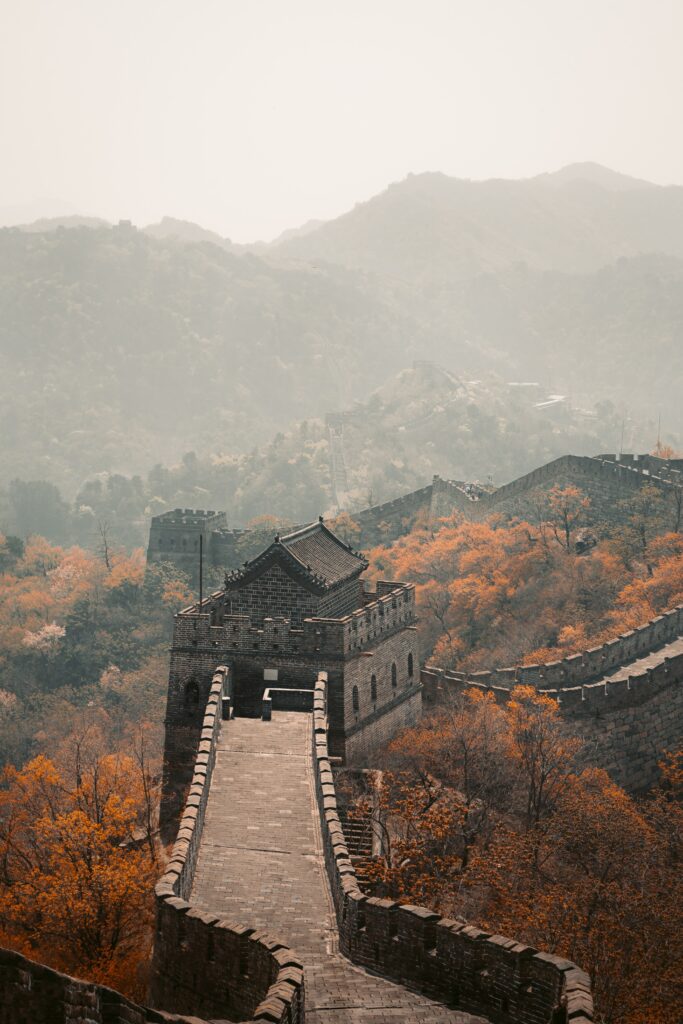 view of the Great Wall of China a wonder of the world