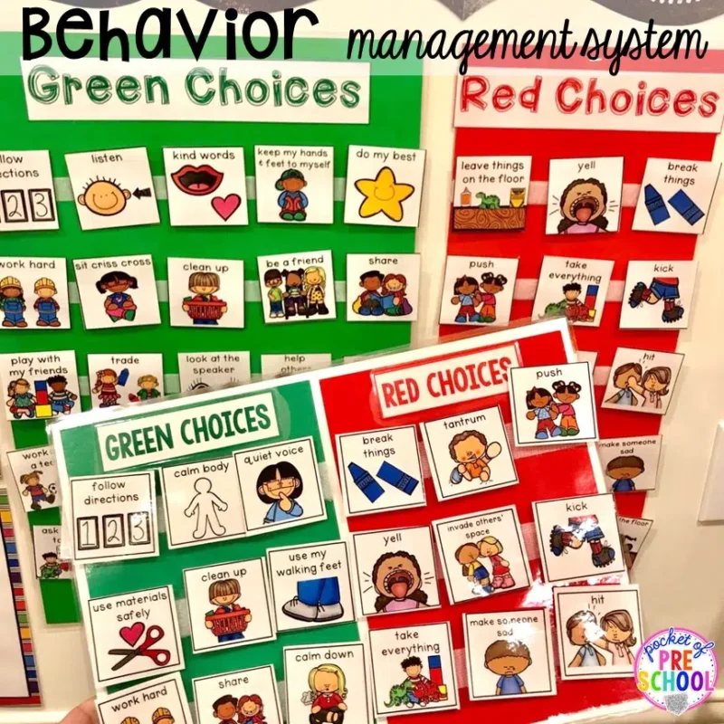 examples of good and bad choices; preschool activity