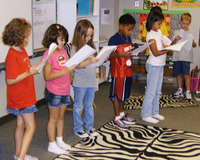 One of many read across america activities includes readers' theater