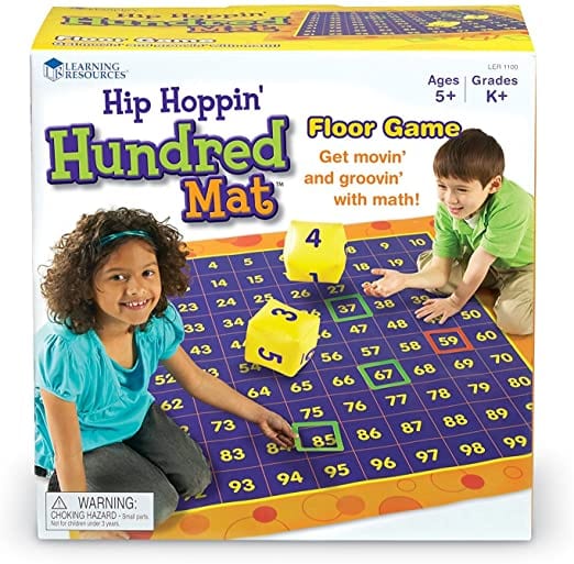 Hip Hoppin' Hundred Mat game box