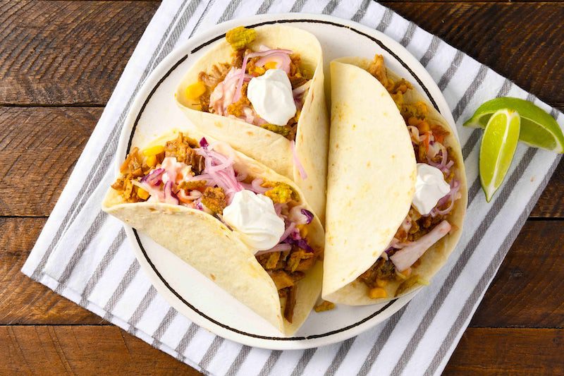Taco recipe from HomeChef- Meal Kit Teacher Discount