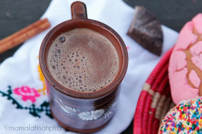 mug of hot chocolate for hispanic heritage month