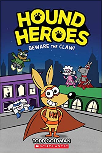 Book cover for Hound Heroes: Beware the Claw as an example of graphic novels for kids