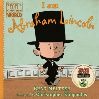 Cover illustration of I am Abraham Lincoln