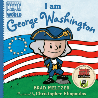 Cover illustration of I Am George Washington.
