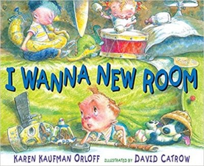 Book cover for I Wanna New Room as an example of opinion writing mentor texts