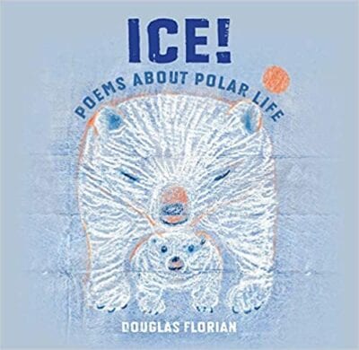 Book cover for Ice! Poems About Polar Life, as an example of poetry books for kids