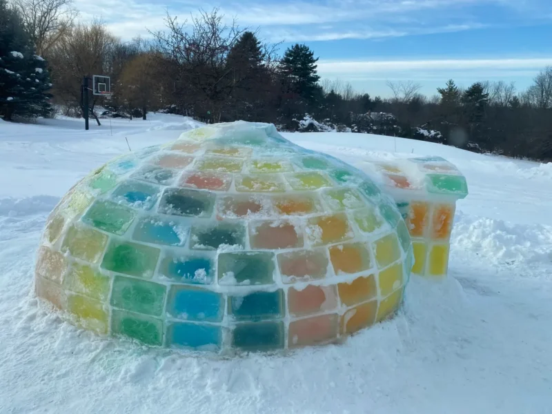 photo-of-ice-igloo