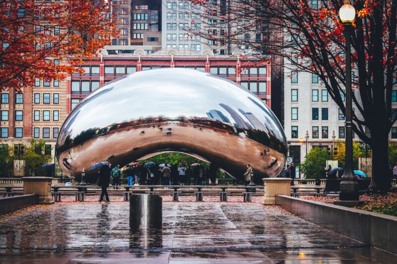 Chicago bean sculpture