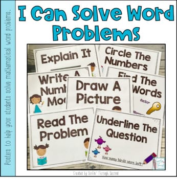 Cover of "I can solve word problems"