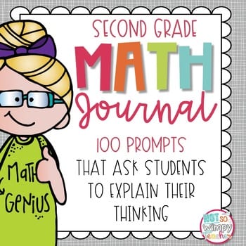 "Second grade math journal" by Not So Wimpy Teacher