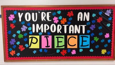 you're an important piece puzzle bulletin board welcome back to school