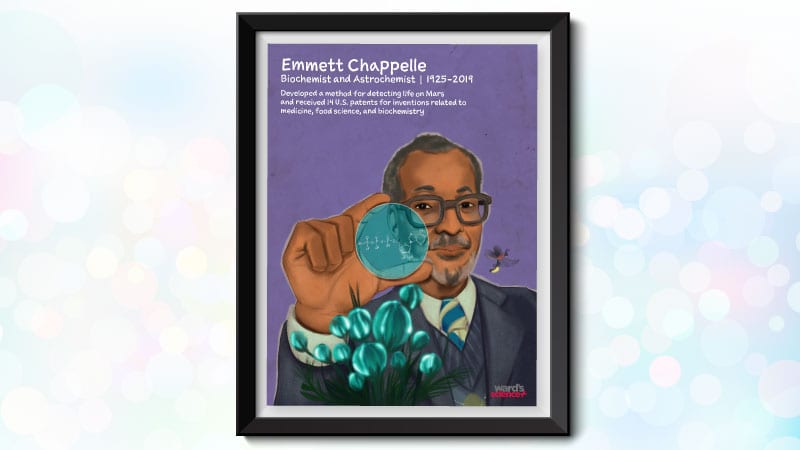 Black scientist poster featuring Emmett Chappell