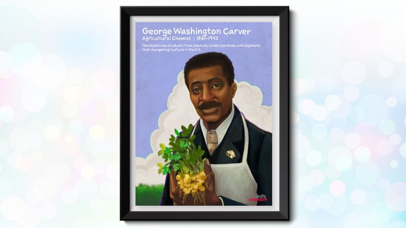 Poster of Black scientist George Washington Carver