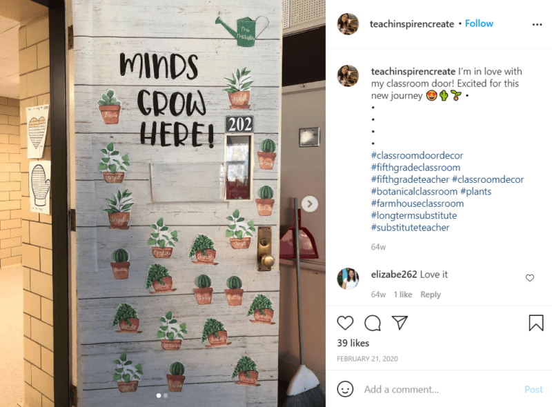 Still of inspiring fifth grade classroom ideas that are welcoming from Instagram