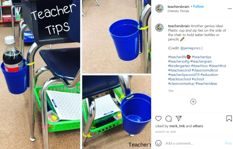 Still of desk holder ideas for the classroom