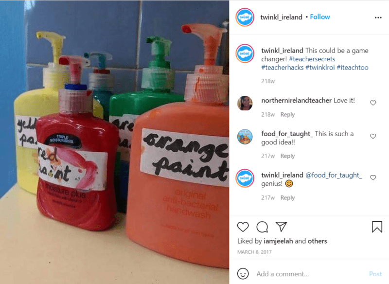 Still of teacher hacks for classroom paint