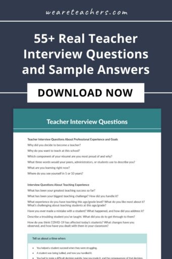 55+ Real Teacher Interview Questions and Sample Answers