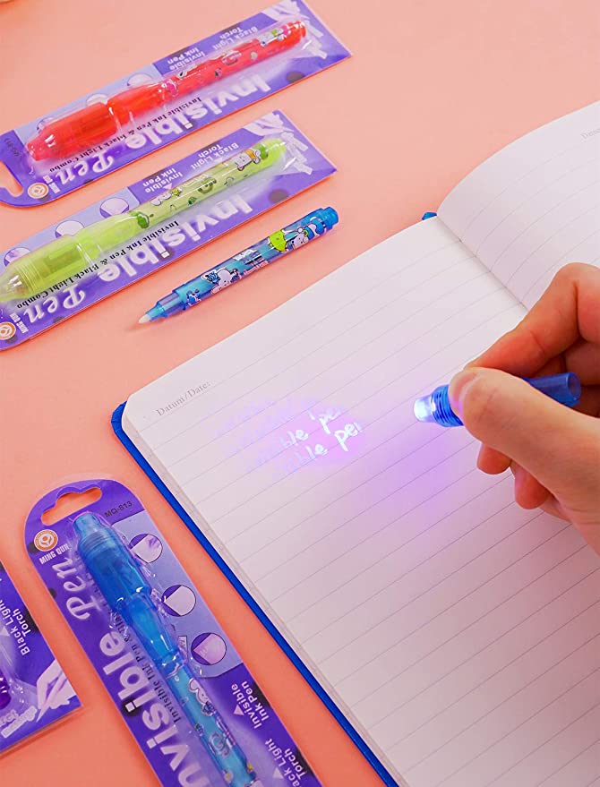 2-Color Top Secret Invisible Ink Markers - 12 Pc. | Oriental Trading