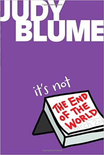 Book cover of Its Not the End of the World by Judy Blume