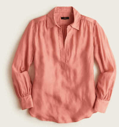 Collared vneck womens