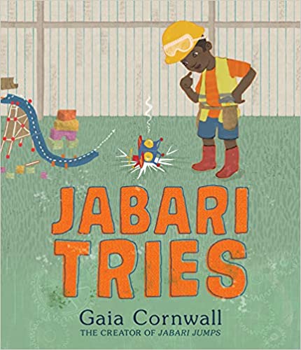 Book cover for Jabari Tries as an example of kindergarten books