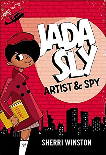 Book cover for Jada Sly Artist and Spy as an example of spy books for kids