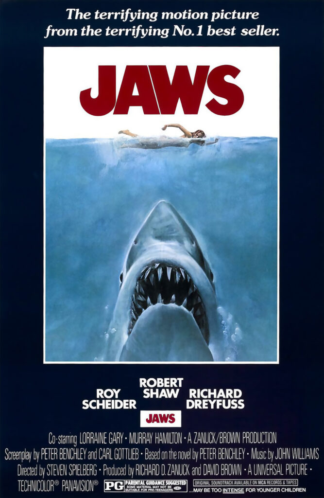 Jaws (1975) cover