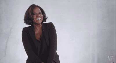 Viola Davis laughing