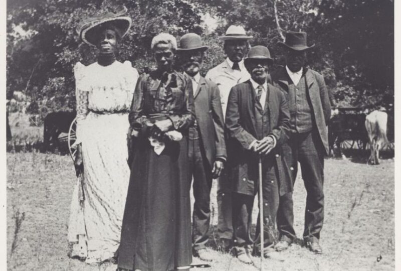 African americans during a juneteenth celebration for black history month activities 