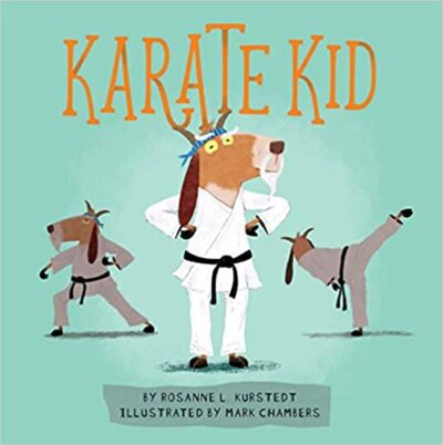 Book cover for Karate Kid as an example of martial arts books for kids