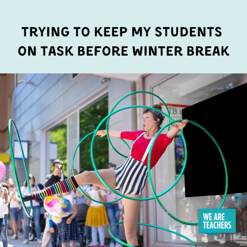 keep students on task before winter break meme