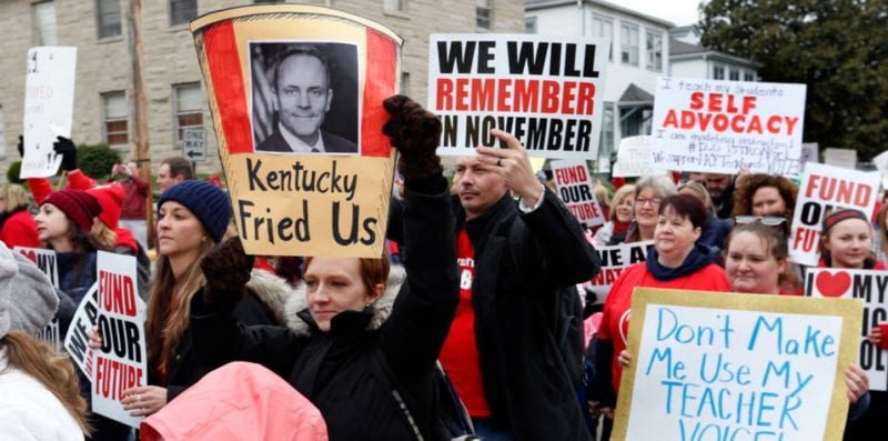 People in protest