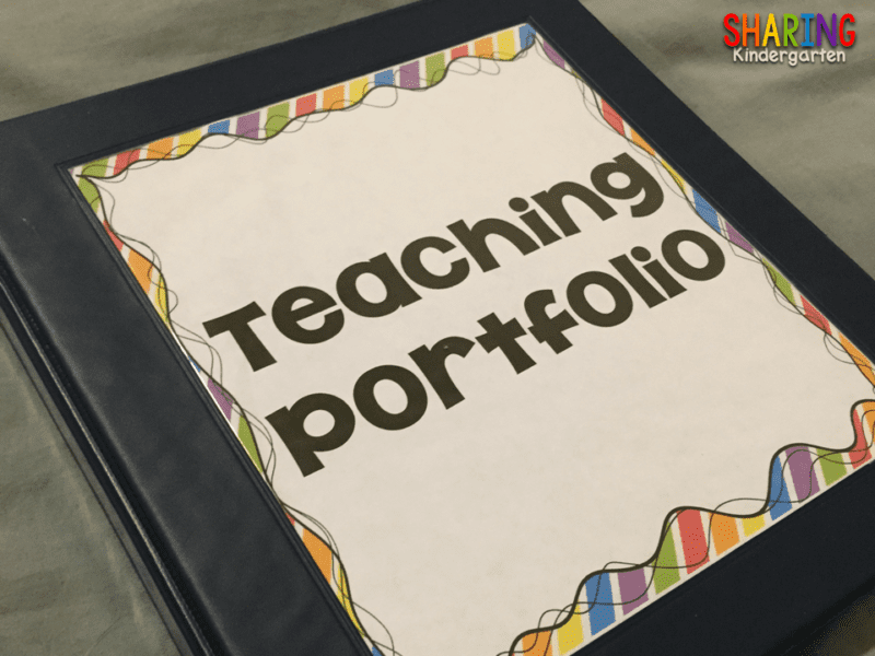 Elementary teaching portfolio example