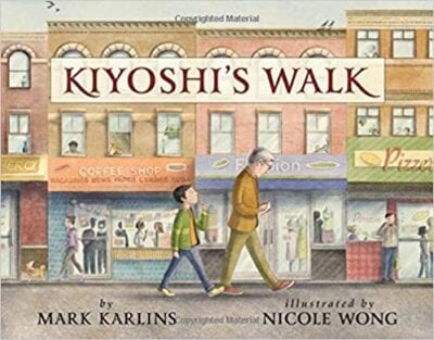 Book cover for Kiyoshi's Walk as an example of poetry books for kids