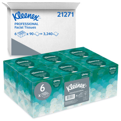 6-pack of Kleenex facial tissue