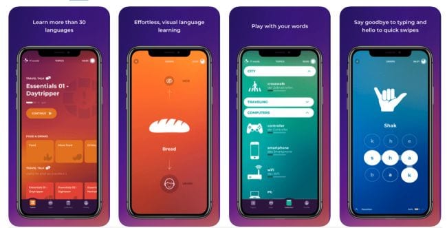 Drops and Droplets world language learning apps screenshots