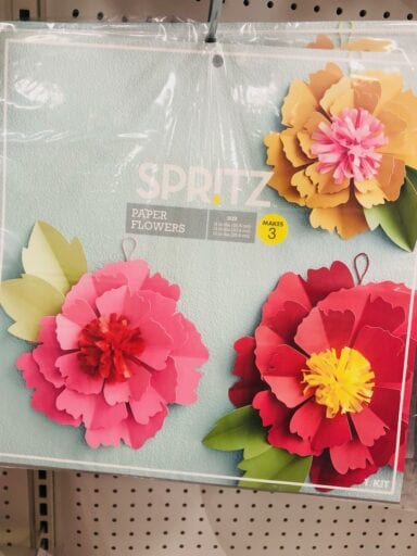 Large paper flower decoration from Target