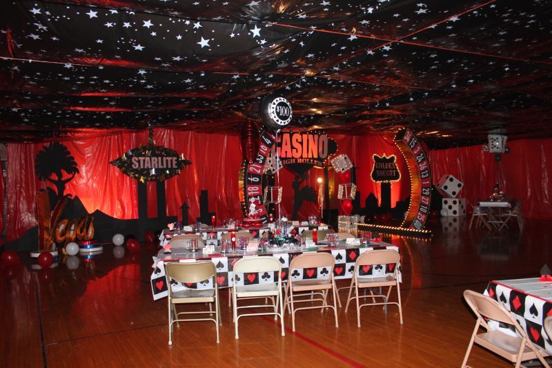 Casino themed prom