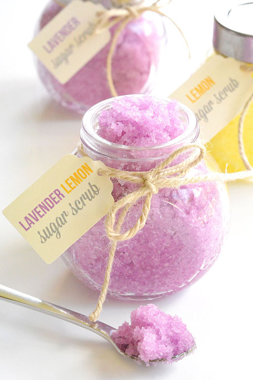 Lavender Lemon scrub- DIY Teacher Gifts