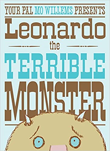 Book cover for Leonardo the Terrible Monster as an example of kids books about monsters