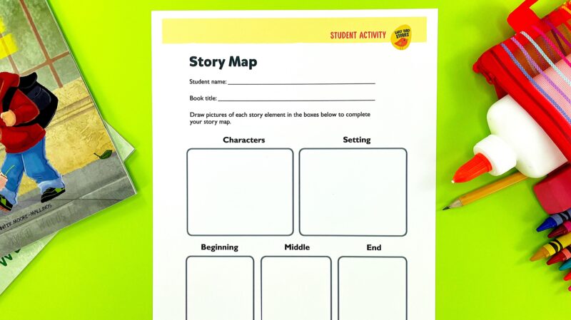 Lerner story map decodable worksheets