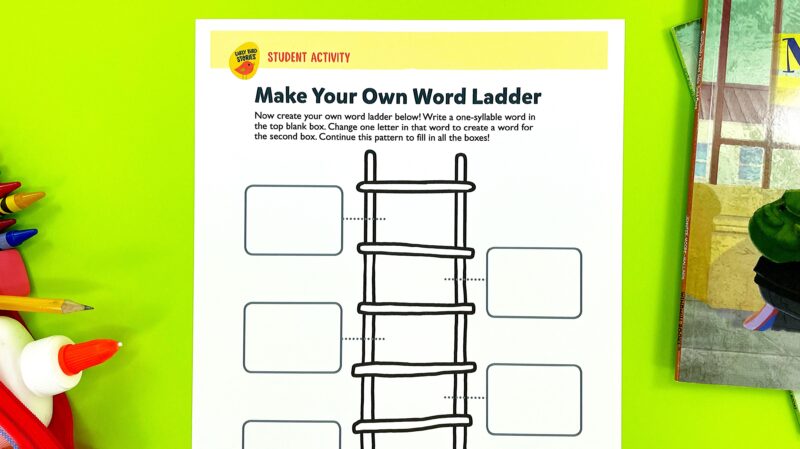 Lerner make your own word ladder decodable worksheets