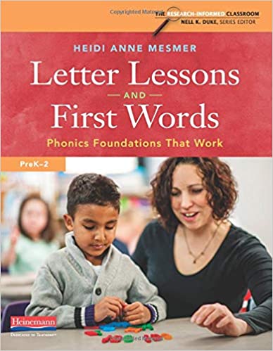 Book cover for Letter Lessons and First Words: Phonics Foundations That Work as an example of science of reading PD books