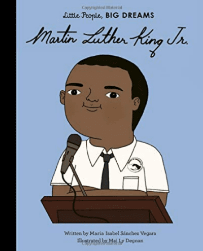 Cover illustration of Little People, Big Dreams Martin Luther King Jr.